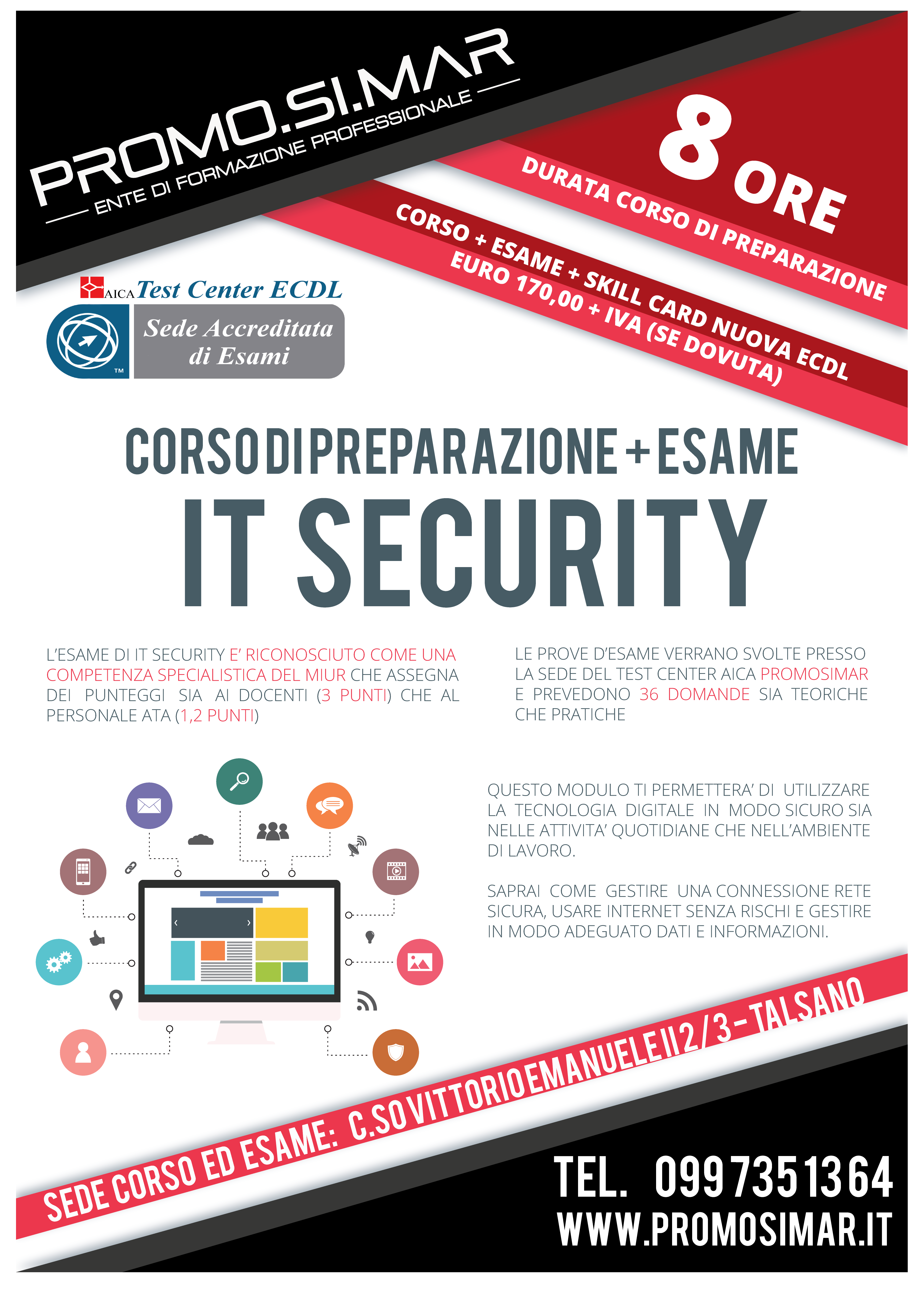 ECDL SPECIALISED - IT SECURITY: Corso ONLINE completo + simulazioni ...